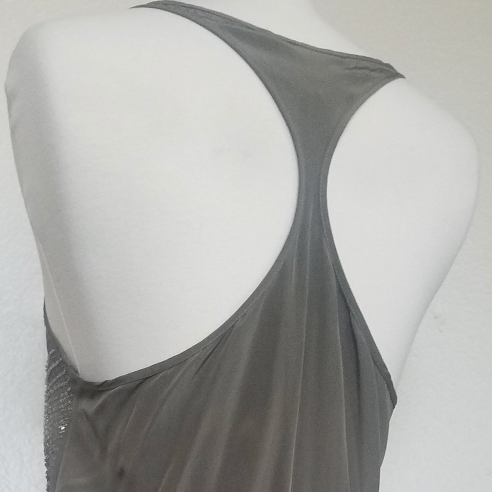 Crystal Beaded Racerback Cocktail dress - Picture 3 of 6